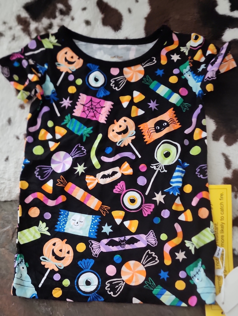 Little Sleepies Halloween Bamboo Tee 18-24 Months